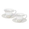 Set Due Tazzine Da Caffè Baci Milano Collezione In Porcellana 1 - Verre Gioielli Set Due Tazzine Da Caffè Baci Milano Collezione In Porcellana