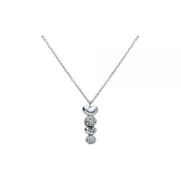 Collana Donna Stroili In Metallo Con Pendente Con Boule E Cuoricini 3 - Verre Gioielli Collana Donna Stroili In Metallo Con Pendente Con Boule E Cuoricini