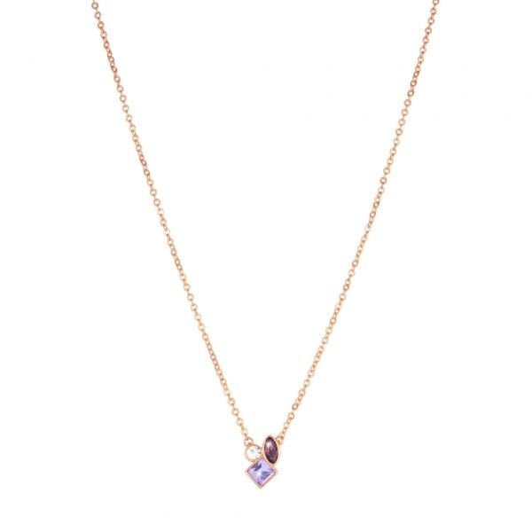 Collana Donna Stroili In Acciaio Ramato 3 - Verre Gioielli Collana Donna Stroili In Acciaio Ramato