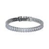 Bracciale Tennis Donna Stroili In Metallo Rodiato Con Strass