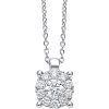 Collana Donna Bliss In Oro Bianco 18 kt E Diamanti 0.02 Ct 1 - Verre Gioielli Collana Donna Bliss In Oro Bianco 18 kt E Diamanti 0.02 Ct