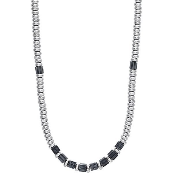 Collana Uomo Gioielli Bliss Silver Stone 3 Verre Gioielli - l'istituzione del gioiello