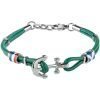 Bracciale Uomo Bliss In Cuoio E Acciaio