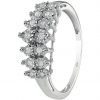 Anello Donna Bliss In Oro Bianco 18 Kt E Diamanti 0.10 Ct 1 - Verre Gioielli Anello Donna Bliss In Oro Bianco 18 Kt E Diamanti 0.10 Ct