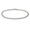 Bracciale Tennis Unisex Bliss In Argento Con Cubic Zirconia Bianchi