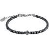 Bracciale Uomo Bliss In Argento 925 Con Ematite E Zirconi Neri 1 - Verre Gioielli Bracciale Uomo Bliss In Argento 925 Con Ematite E Zirconi Neri