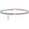 Bracciale Tennis Bliss Da Donna In Argento 925 E Zirconi Multicolor