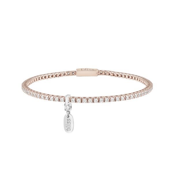 Bracciale Tennis Bliss Collezione Mywords Da Donna In Argento 3 - Verre Gioielli Bracciale Tennis Bliss Collezione Mywords Da Donna In Argento 3 Verre Gioielli - l'istituzione del gioiello