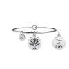 Bracciale Donna Kidult in Acciaio Albero Della Vita – Nature 2 Verre Gioielli - l'istituzione del gioiello