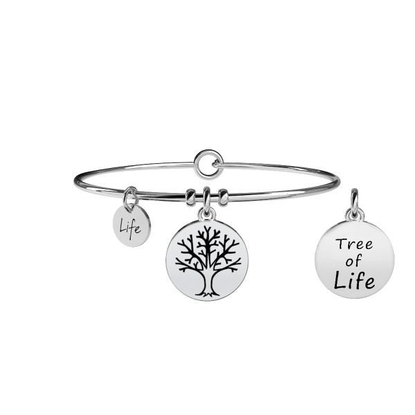 Bracciale Donna Kidult in Acciaio Albero Della Vita – Nature 3 - Verre Gioielli Bracciale Donna Kidult in Acciaio Albero Della Vita – Nature 3 Verre Gioielli - l'istituzione del gioiello