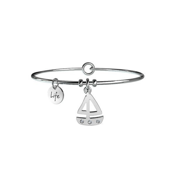 Bracciale Donna "Barca|Coraggio" kidult Linea Free Time 3 - Verre Gioielli Bracciale Donna "Barca|Coraggio" kidult Linea Free Time 3 Verre Gioielli - l'istituzione del gioiello