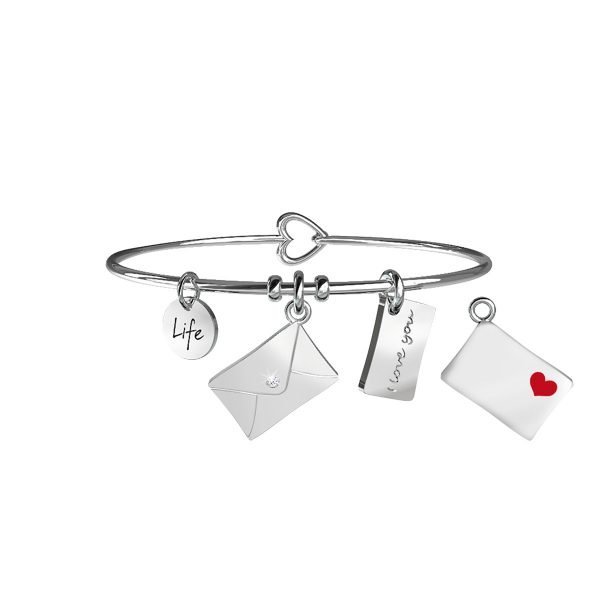 Bracciale Donna "Lettera|Amore" kidult Linea Love 3 - Verre Gioielli Bracciale Donna "Lettera|Amore" kidult Linea Love 3 Verre Gioielli - l'istituzione del gioiello