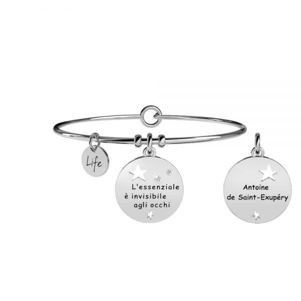 Bracciale Donna Kidult in Acciaio con Frase – Philosophy 3 - Verre Gioielli Bracciale Donna Kidult in Acciaio con Frase – Philosophy 3 Verre Gioielli - l'istituzione del gioiello