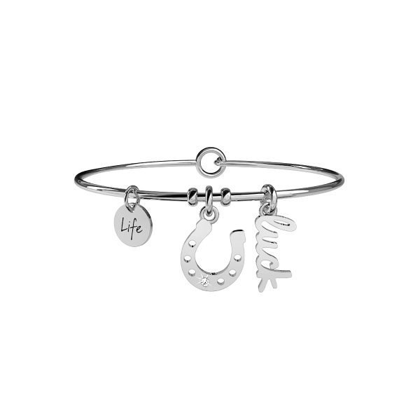 Bracciale Donna Kidult in Acciaio "Ferro di Cavallo | Salute" – Symbols 3 - Verre Gioielli Bracciale Donna Kidult in Acciaio "Ferro di Cavallo | Salute" – Symbols 3 Verre Gioielli - l'istituzione del gioiello