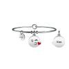 Bracciale Donna " Kiss " kidult Linea Symbols 1 Verre Gioielli - l'istituzione del gioiello