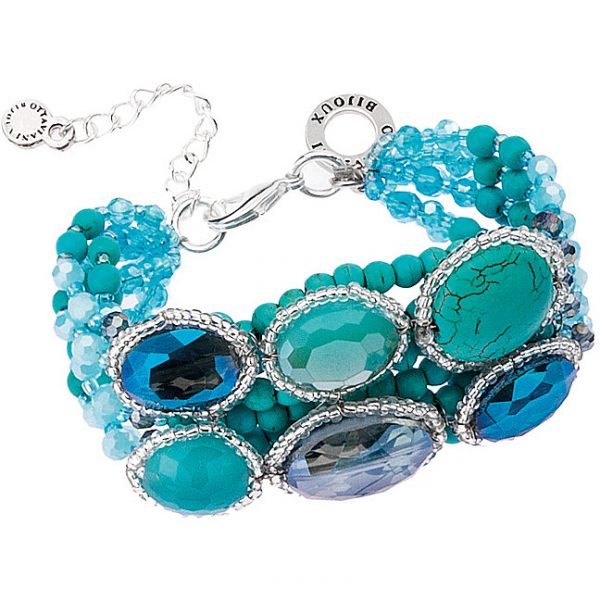 Bracciale Donna Gioielli Ottaviani Con Turchese E Cristalli 3 - Verre Gioielli Bracciale Donna Gioielli Ottaviani Con Turchese E Cristalli 3 Verre Gioielli - l'istituzione del gioiello