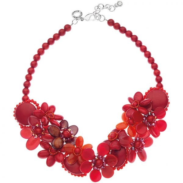 Collana Donna Gioielli Ottaviani con howlite,madreperla,agata e cristalli 3 - Verre Gioielli Collana Donna Gioielli Ottaviani con howlite,madreperla,agata e cristalli 3 Verre Gioielli - l'istituzione del gioiello