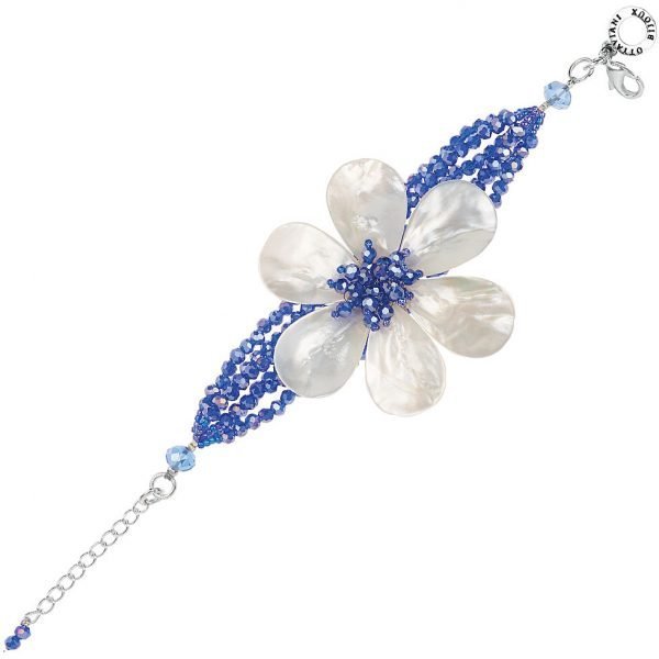 Bracciale Donna Gioielli Ottaviani Con Cristalli E Madreperla 3 Verre Gioielli - l'istituzione del gioiello