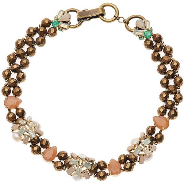 Colllana Donna Gioielli Ottaviani Con Cristalli, Perle E Strass 3 Verre Gioielli - l'istituzione del gioiello