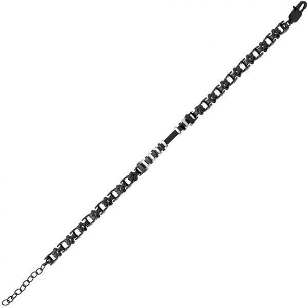 Bracciale Uomo Gioielli Ottaviani in Acciaio Brunito 3 - Verre Gioielli Bracciale Uomo Gioielli Ottaviani in Acciaio Brunito 2 Verre Gioielli - l'istituzione del gioiello
