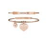 Bracciale Donna "Cuore | Infinito" Rosè kidult Linea Love 2 Verre Gioielli - l'istituzione del gioiello