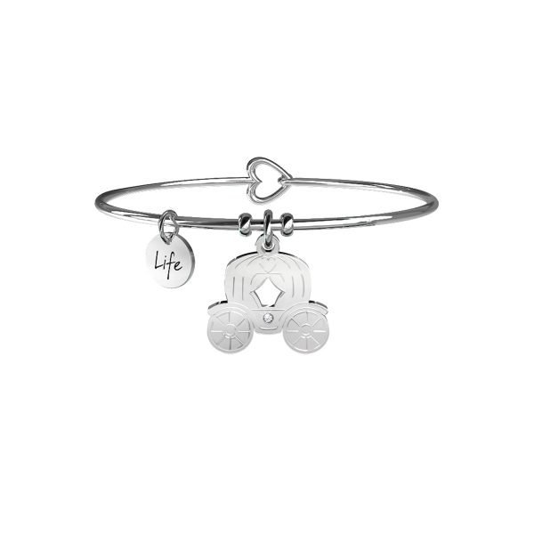 Bracciale Donna "Carrozza | Romantica " kidult Linea Love 3 Verre Gioielli - l'istituzione del gioiello