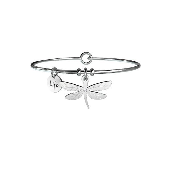 Bracciale Donna "Libellula | Spontaneità " kidult Linea Animal Planet 3 Verre Gioielli - l'istituzione del gioiello