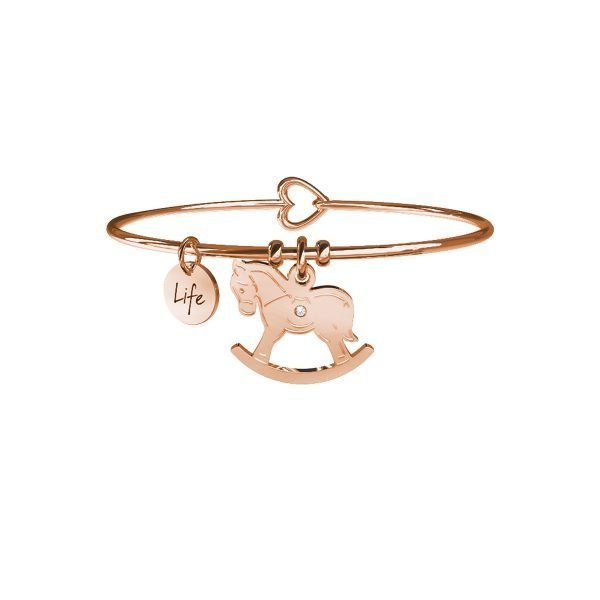 Bracciale Donna Kidult "Cavallo a Dondolo | Maternità " Linea Special Moments 3 - Verre Gioielli Bracciale Donna Kidult "Cavallo a Dondolo | Maternità " Linea Special Moments 3 Verre Gioielli - l'istituzione del gioiello