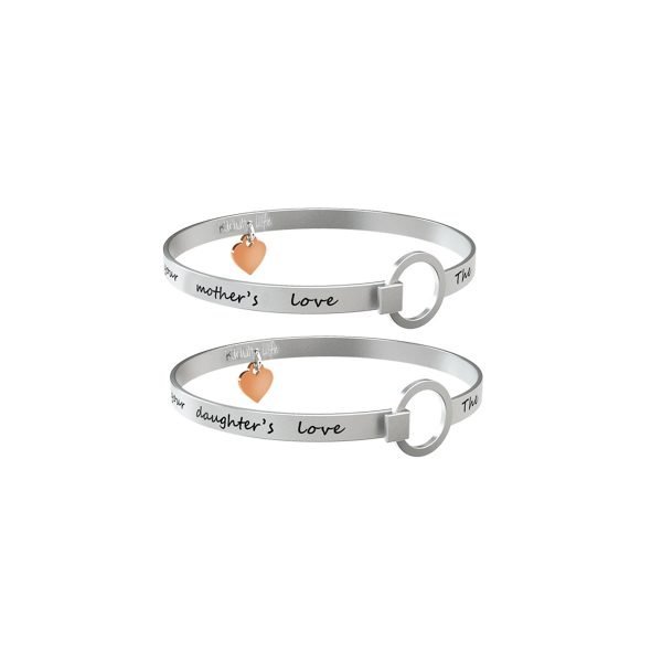 Bracciale Donna "Mamma-Figlia | Love " kidult Linea Family 3 Verre Gioielli - l'istituzione del gioiello