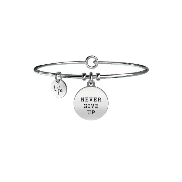 Bracciale Donna "Never Give Up" kidult Linea Philosophy 3 - Verre Gioielli Bracciale Donna "Never Give Up" kidult Linea Philosophy 3 Verre Gioielli - l'istituzione del gioiello