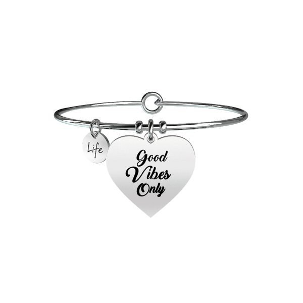 Bracciale Donna "Cuore | Positività " kidult Linea Philosophy 3 Verre Gioielli - l'istituzione del gioiello