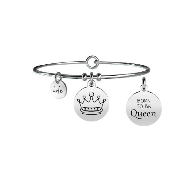 Bracciale Donna Kidult in Acciaio "Corona | Carisma" – Symbols 3 - Verre Gioielli Bracciale Donna Kidult in Acciaio "Corona | Carisma" – Symbols 3 Verre Gioielli - l'istituzione del gioiello