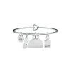 Bracciale Donna "Borsa | I Love Shopping" kidult Linea Symbols 1 Verre Gioielli - l'istituzione del gioiello