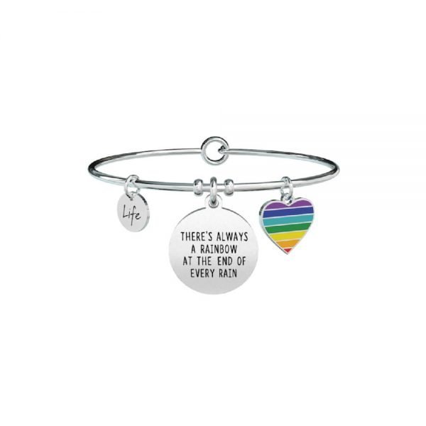 Bracciale Donna Kidult in Acciaio | "There’s Always a Rainbow…" – Philosophy 3 - Verre Gioielli Bracciale Donna Kidult in Acciaio | "There’s Always a Rainbow…" – Philosophy 3 Verre Gioielli - l'istituzione del gioiello
