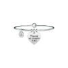Bracciale Donna Kidult in Acciaio "Cuore | Friends" – Love 2 Verre Gioielli - l'istituzione del gioiello