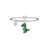 Bracciale Donna "Dinosauro | Simpatia" kidult Linea Animal Planet 2 Verre Gioielli - l'istituzione del gioiello