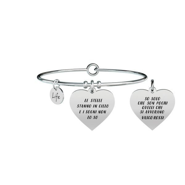 Bracciale Donna kidult "Vaso Rossi" Linea Free Time 3 - Verre Gioielli Bracciale Donna kidult "Vaso Rossi" Linea Free Time 3 Verre Gioielli - l'istituzione del gioiello