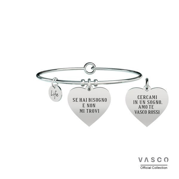 Bracciale Donna kidult "Vaso Rossi" Linea Free Time 3 - Verre Gioielli Bracciale Donna kidult "Vaso Rossi" Linea Free Time 3 Verre Gioielli - l'istituzione del gioiello