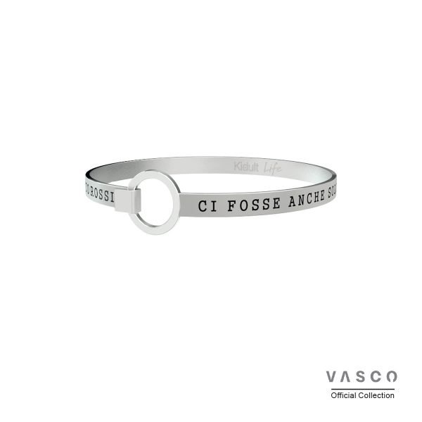 Bracciale Donna kidult "Vasco Rossi" Linea Free Time 3 Verre Gioielli - l'istituzione del gioiello