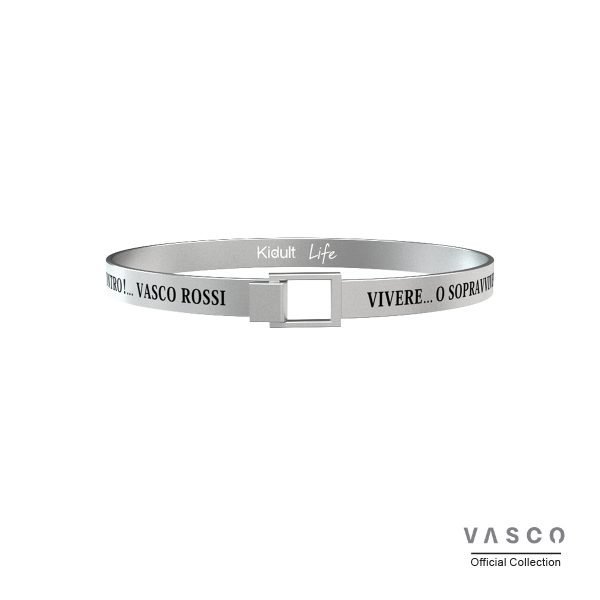 Bracciale Donna kidult "Vasco Rossi" Linea Free Time 3 Verre Gioielli - l'istituzione del gioiello