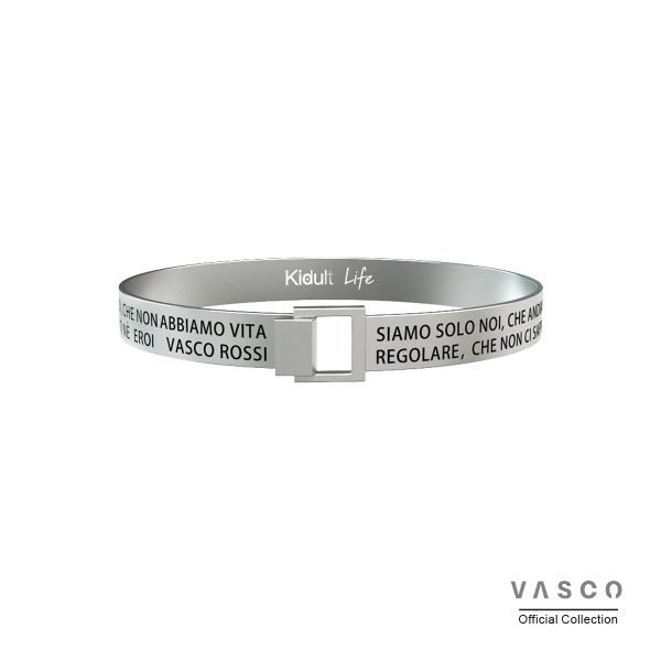 Bracciale Donna kidult "Vasco Rossi" Linea Free Time 3 Verre Gioielli - l'istituzione del gioiello