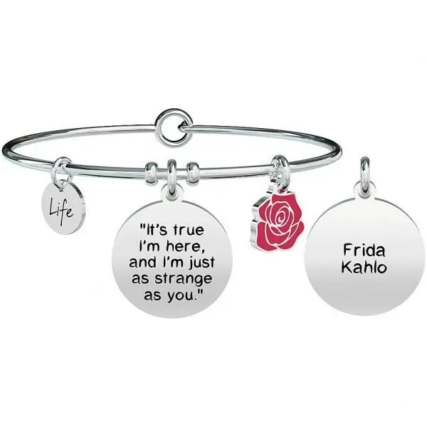 Bracciale Donna Gioielli Kidult Philosophy Frida Kahlo 3 Verre Gioielli - l'istituzione del gioiello