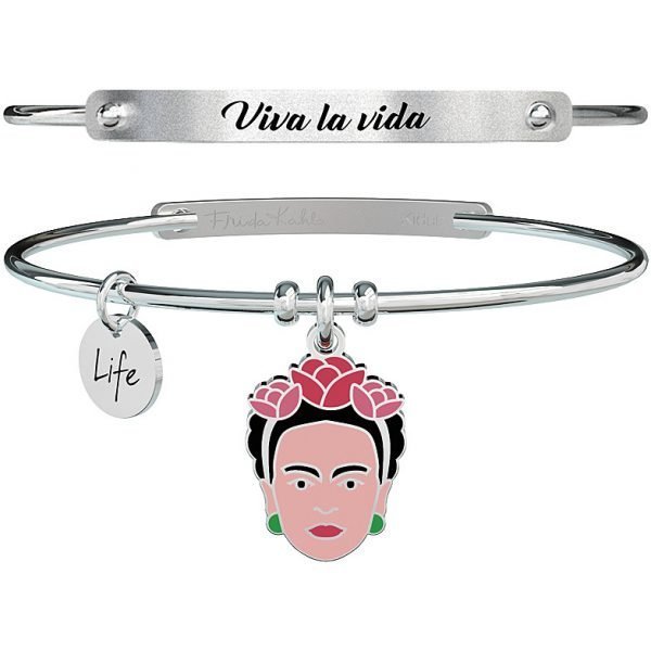 Bracciale Donna Gioielli Kidult Symbols Frida Kahlo 3 - Verre Gioielli Bracciale Donna Gioielli Kidult Symbols Frida Kahlo 3 Verre Gioielli - l'istituzione del gioiello