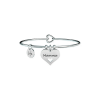 Bracciale Donna Kidult in Acciaio "Cuore | Mamma "– Family 2 Verre Gioielli - l'istituzione del gioiello