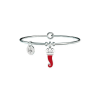 Bracciale Kidult in Acciaio "Cornetto | Protezione" – Symbols 2 - Verre Gioielli Bracciale Kidult in Acciaio "Cornetto | Protezione" – Symbols 2 Verre Gioielli - l'istituzione del gioiello