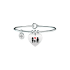 Bracciale Donna Kidult in Acciaio "Cuore | My Family"– Family 2 Verre Gioielli - l'istituzione del gioiello