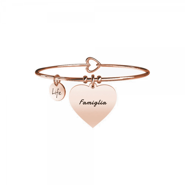 Bracciale Donna Kidult in Acciaio "Cuore | Famiglia" – Family 3 - Verre Gioielli Bracciale Donna Kidult in Acciaio "Cuore | Famiglia" – Family 3 Verre Gioielli - l'istituzione del gioiello