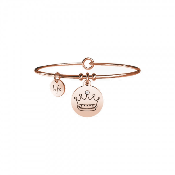 Bracciale Kidult in Acciaio Corona | Carisma – Symbols 3 Verre Gioielli - l'istituzione del gioiello