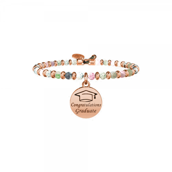 Bracciale Kidult in Acciaio "Laurea | Dreams" – Special Moments 3 - Verre Gioielli Bracciale Kidult in Acciaio "Laurea | Dreams" – Special Moments 3 Verre Gioielli - l'istituzione del gioiello