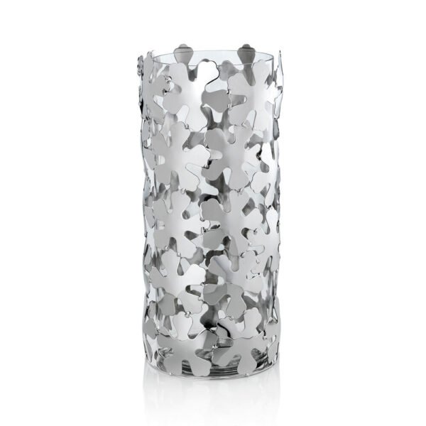 Vaso Ottaviani In Metallo Argentato 3 - Verre Gioielli Vaso Ottaviani In Metallo Argentato
